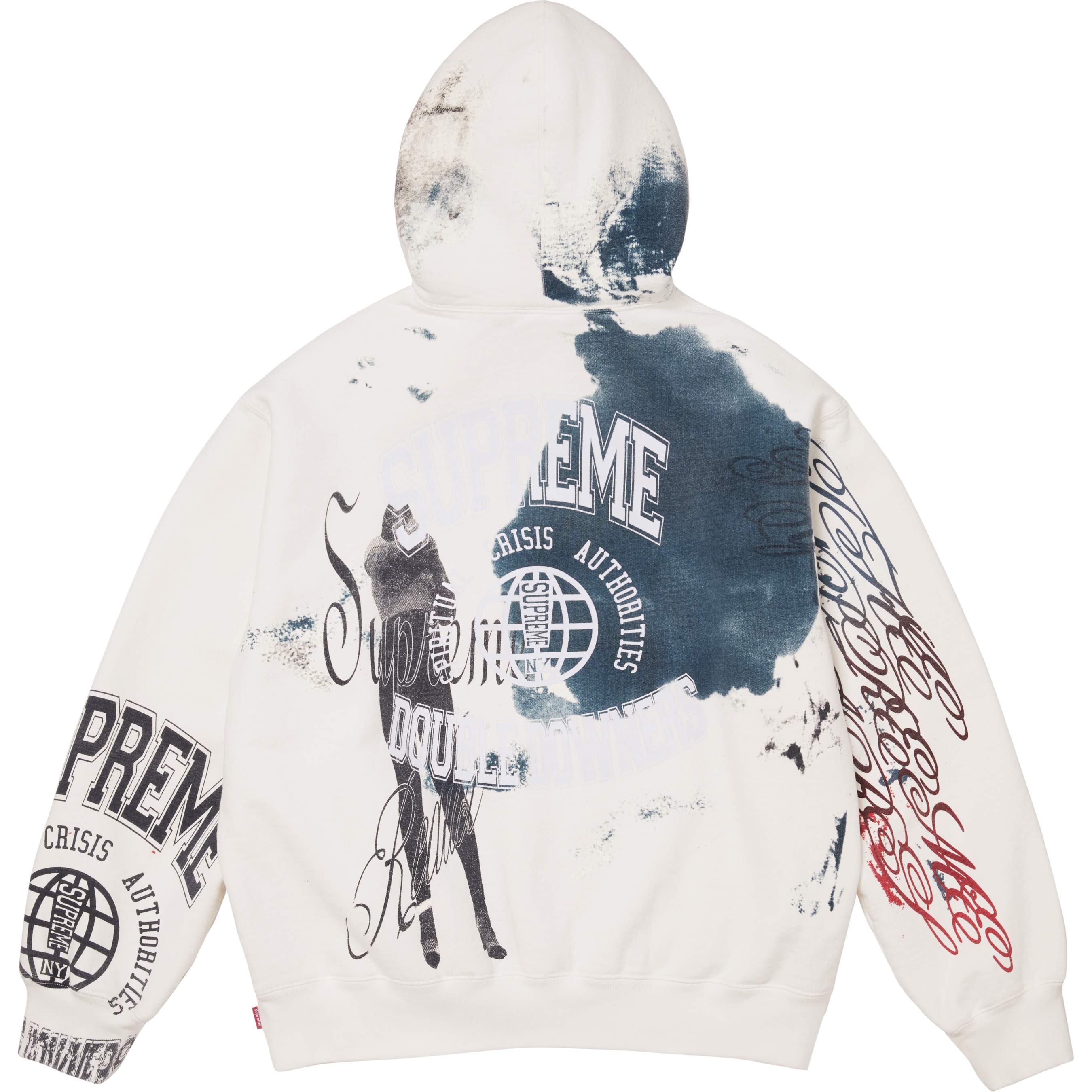 Overprint Hooded Sweatshirt view 7